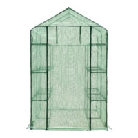 Gewächshaus Vale mit Ablagen 120x170x194cm Grün