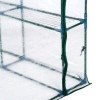 Gewächshaus Treibhaus mit Ablagen 143x143x195cm