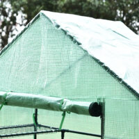 Gewächshaus Treibhaus mit Ablagen 143x73x195cm