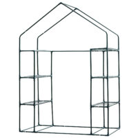Gewächshaus Treibhaus mit Ablagen 143x73x195cm