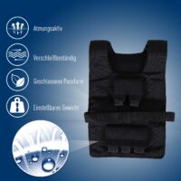 Gewichtsweste 20kg Trainingsweste Laufweste