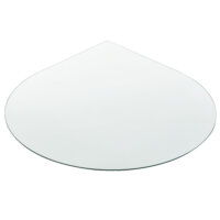 Glasplatte Glasgow Tropfenform Ø 90 cm