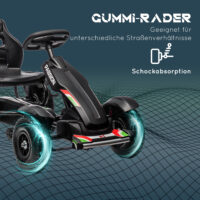 Gokart Kinderfahrzeug mit verstellbarem Sitz 5-12 Jahre