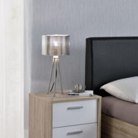 Tischlampe H:50cm Ø23cm Schreibtischlampe Lampe E14