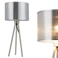 Tischlampe H:50cm Ø23cm Schreibtischlampe Lampe E14