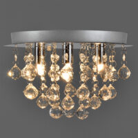 Deckenlampe Deckenleuchte Trio 3x G9 mit Kunstkristallen