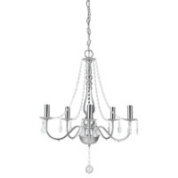 Kronleuchter Candle 150 x Ø 52 cm Kristall/Chrom