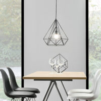Hängeleuchte Diamond Industrial ø40cm Schwarz