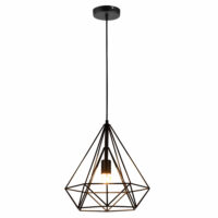 Hängeleuchte Diamond Industrial ø40cm Schwarz
