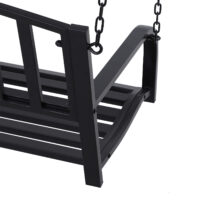 Hängebank Gartenschaukel Schaukelbank 2-Sitzer mit Ketten Metall