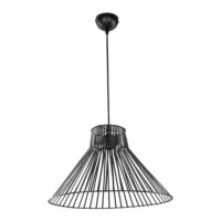 Hängeleuchte Bloxwich E27 Metall Schwarz