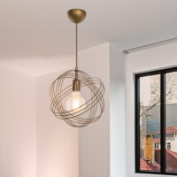 Hängeleuchte Hove E27 Metall Bronze Antik