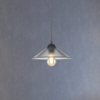 Hängeleuchte Hereford E27 Schwarz Grau