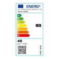 Hängeleuchte Durham mit 206 LEDs Aluminium Schwarz Weiss