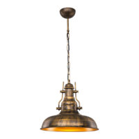 Hängeleuchte Eastleigh E27 Metall Bronze Antik