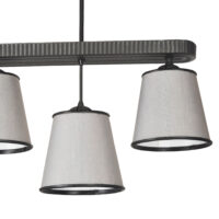 Hängeleuchte Ruislip 3 -flammig Grau