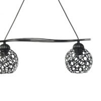 Hängeleuchte Hyde 2-flammig Schwarz