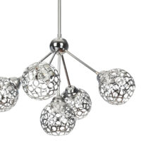 Hängeleuchte Rutherglen Chrom