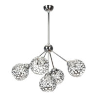 Hängeleuchte Rutherglen Chrom