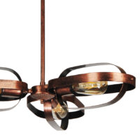 Hängeleuchte Saltash 3xE27 Kupfer