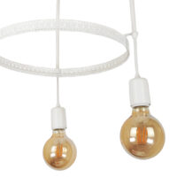 Hängeleuchte Llandudno 3xE27 Metall Weiss