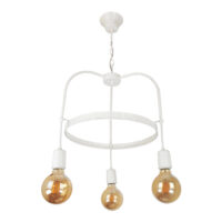 Hängeleuchte Llandudno 3xE27 Metall Weiss