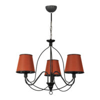 Kronleuchter Hatfield 3xE27 Orange