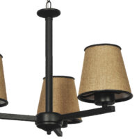 Hängeleuchte Axbridge 3xE27 Metall Braun-Beige