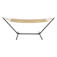 Hängematte 'Surte' mit Gestell 200x100cm Beige