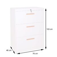 Hängeregisterschrank Aktenschrank 103x76x46cm abschliessbar