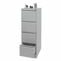 Hängeregisterschrank Aktenschrank abschliessbar 134cm grau