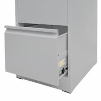 Hängeregisterschrank Aktenschrank abschliessbar 134cm grau