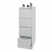 Hängeregisterschrank Aktenschrank abschliessbar 134cm weiss
