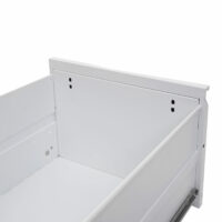 Hängeregisterschrank Aktenschrank abschliessbar 134cm weiss