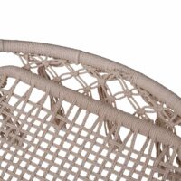 Hängesessel Hängeschaukel Schwebesessel Baumwolle ∅80cm