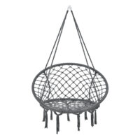 Hängesessel Tampico Max. 150 kg für Innen und Aussen Dunkelgrau