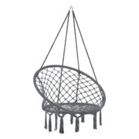 Hängesessel Tampico Max. 150 kg für Innen und Aussen Dunkelgrau