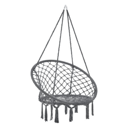 Hängesessel Tampico Max. 150 kg für Innen und Aussen Dunkelgrau