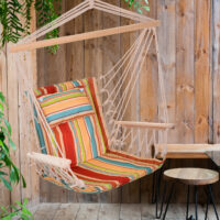 Hängestuhl Hängesitz Hängesessel mit Kissen