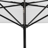 Halb-Sonnenschirm Eger Ø300 Halbrund Weiss