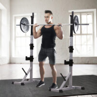 Hantelständer Langhantelablage 135-190cm höhenverstellbar