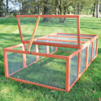 Hasen Freilaufgehege Kaninchen Auslauf Rabbit RUN 181x100cm