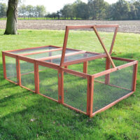 Hasen Freilaufgehege Kaninchen Auslauf Rabbit RUN 181x100cm
