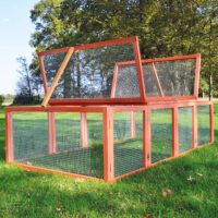Hasen Freilaufgehege Kaninchen Auslauf Rabbit RUN 181x100cm