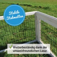 Hasen Freilaufgehege Kaninchen Auslauf Rabbit RUN XL - faltbar