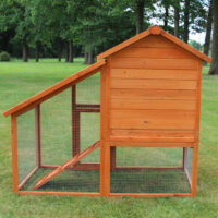 Hasenstall Bauernhaus - zweistöckig mit Freigehege