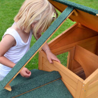 Hasenstall Kaninchenstall Hasenvilla ~ Freilauf