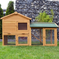 Hasenstall Kaninchenstall Hasenvilla ~ Freilauf