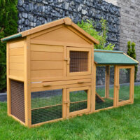 Hasenstall Kaninchenstall Hasenvilla ~ Freilauf