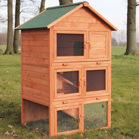 Hasenstall Kaninchenstall Jumbo ~ 3 Etagen